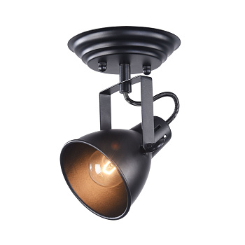 Спот 1*E14 40Вт Черный IP20 Ibbi FR4276-CW-01-B Freya