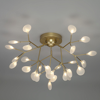 Умный потолочный светильник 27*G4 3Вт перламутровое золото IP20 Foglia (343 золото / белый) Bogate's