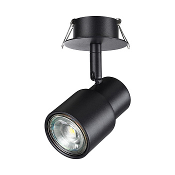 Св-к встр.IP20 GU10 50W 220V MOLO черный NOVOTECH