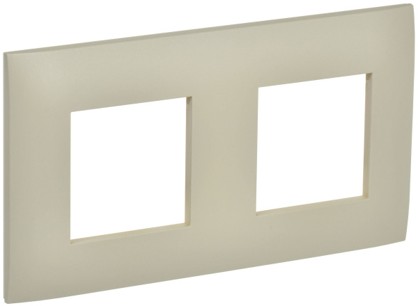 SKANDY Рамка 2-местная SK-F01B бежевый IEK