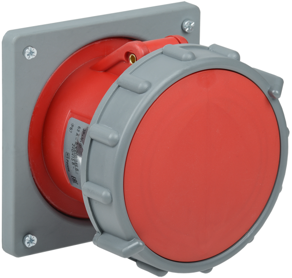 Розетка встраиваемая ССИ-435 63А-6ч/200-250/380-415В 3Р+PЕ+N IP67 MAGNUM IEK