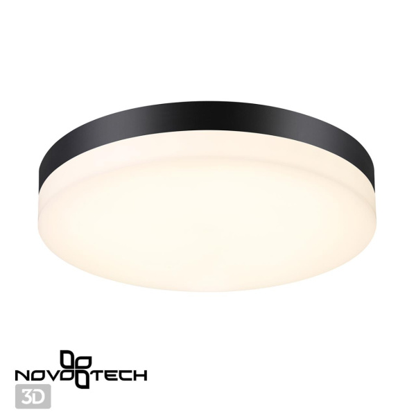 Св-к ландшафтный св/д IP54 LED 4000К 30W 220V OPAL черный NOVOTECH