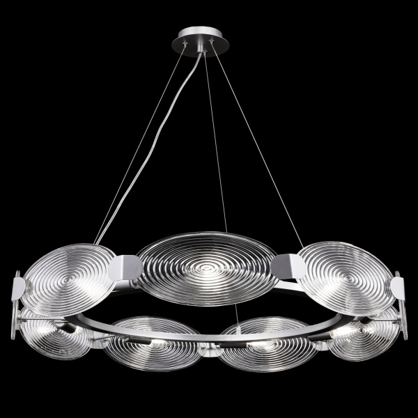 Подвесной светильник 9*E14 40Вт Серебро IP20 Houston MOD022PL-09S Maytoni