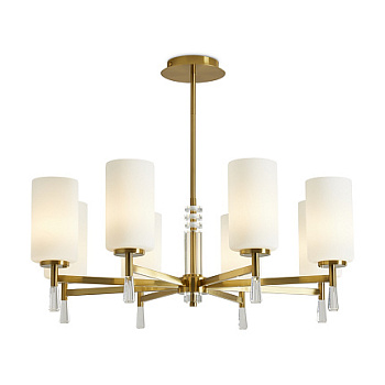 Светильник подвесной 	E27 40Вт стекло/матовый белый FREYA