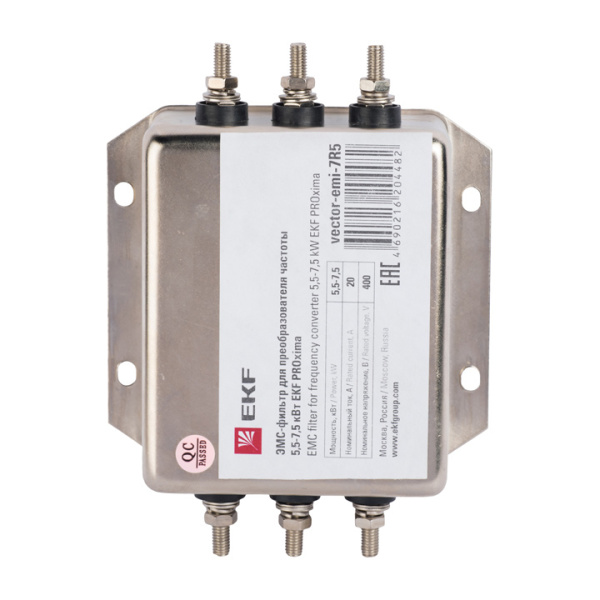ЭМС-фильтры для преобразователя частоты 5,5-7,5 кВт EKF
