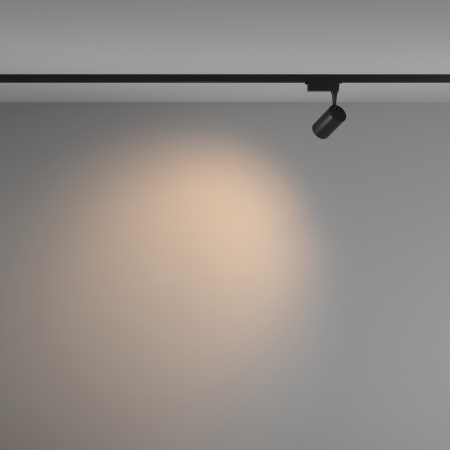 Трековый светильник LED 6Вт Черный IP20 Single phase track system Unity TR003-1-6W3K-W-B Technical Maytoni