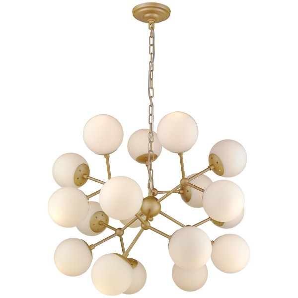 Люстра подвесная Шампань/Белый E27 18*60Вт WE236.18.403 WERTMARK