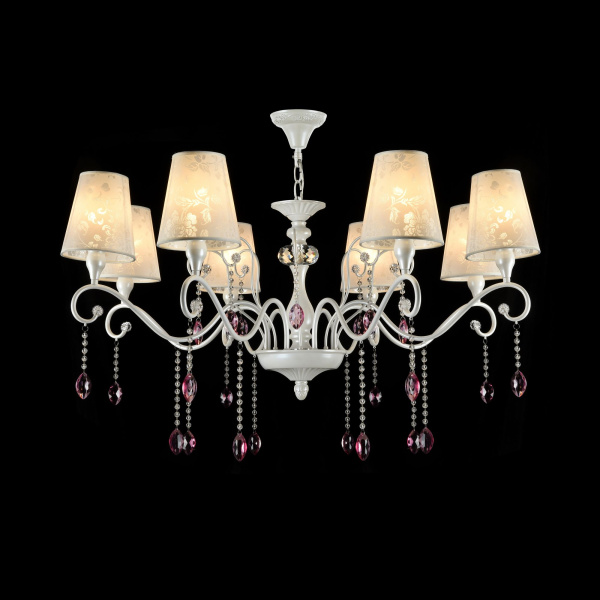 Люстра 8*E14 40Вт Жемчужный белый IP20 Adelaide FR2306-PL-08-W Freya