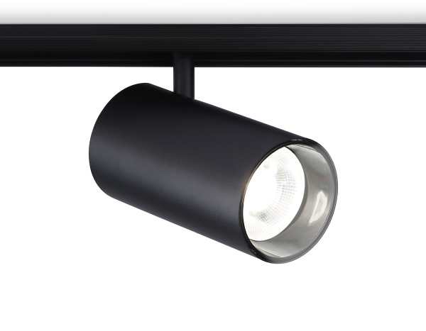 Светильник светодиодный трековый для шинопровода Magnetic GL3846 BK черный IP20 30W 4200K 48V 24° D77*138 Ambrella Light