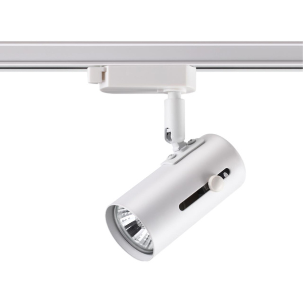Св-к трековый однофазный IP20 GU10 50W 220V PIPE белый C NOVOTECH