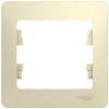 GLOSSA  Рамка горизонтальная 3-м . бежевый IP20 (уп.15шт) Schneider Electric