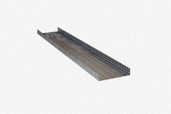 Лоток глухой ЛМГ 400х50х3000 УТ1,5, оцинкованный лист + окрашенный, S0,8