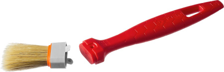 Кисть плоская "УНИВЕРСАЛ-СТАНДАРТ", натуральная щетина, пластмассовая ручка, 1"/25мм ЗУБР