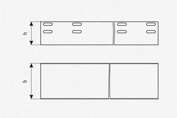 Лоток глухой ЛМГ 50х50х2000 УХЛ1 с крышкой КЛ50 УХЛ1, оцинкованный лист S1,0 ТУ 3449-036-01394366-2012