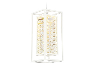 Подвесной светильник с хрусталем TR5042 WH/CL белый/прозрачный E14/1 max 40W 180*180*760 Ambrella Light