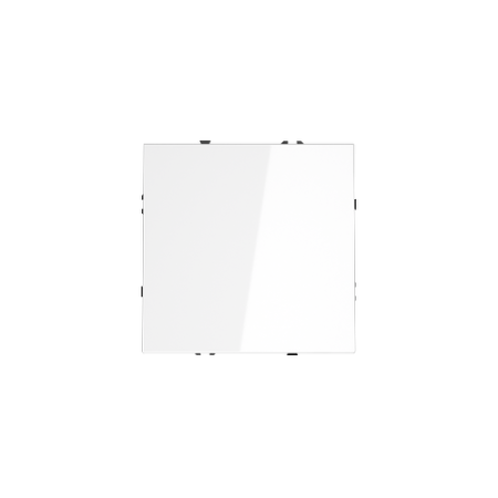 Выключатель с самовозвратом встраиваемый Voltum S70 одноклавишный 10А, (белый глянцевый)