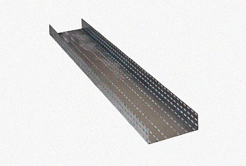 Лоток перфорированный ЛМ 100х100х3000 УТ1,5, оцинкованный лист S1,5