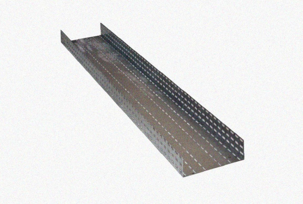 Лоток перфорированный ЛМ 100х100х3000 УТ1,5, оцинкованный лист S1,5