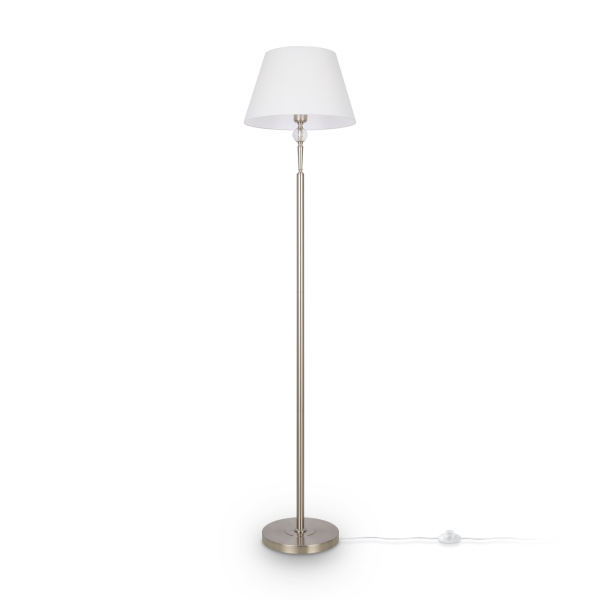 Напольный светильник (торшер) 1*E27 60Вт Никель IP20 Rosemary FR2190FL-01N Freya