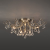 Люстра с хрусталем 12*G9 20Вт античная бронза IP20 (10042/12 античная бронза) Eurosvet