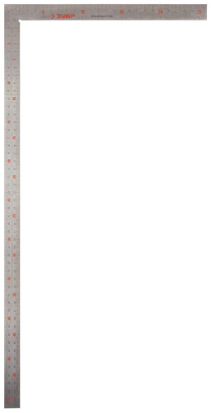 ЦЕЛЬ 500 х 250 мм цельнометаллический нержавеющий угольник ЗУБР