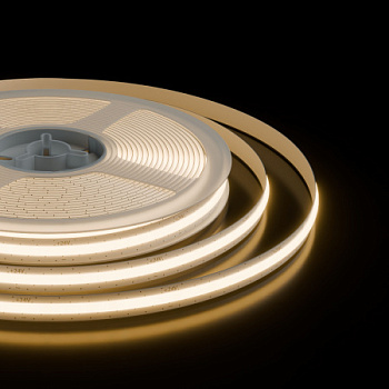 00-397 Светодиодная лента 24В, 10 Вт/м, 700 лм/м, 3000К, COB, 528 д/м, CRI90+, Free Cut, IP20, 5м, ширина подложки 8 мм Apeyron