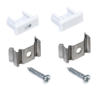 Набор для монтажа накладного прямоугольного профиля для светодиодной ленты 1607 IEK