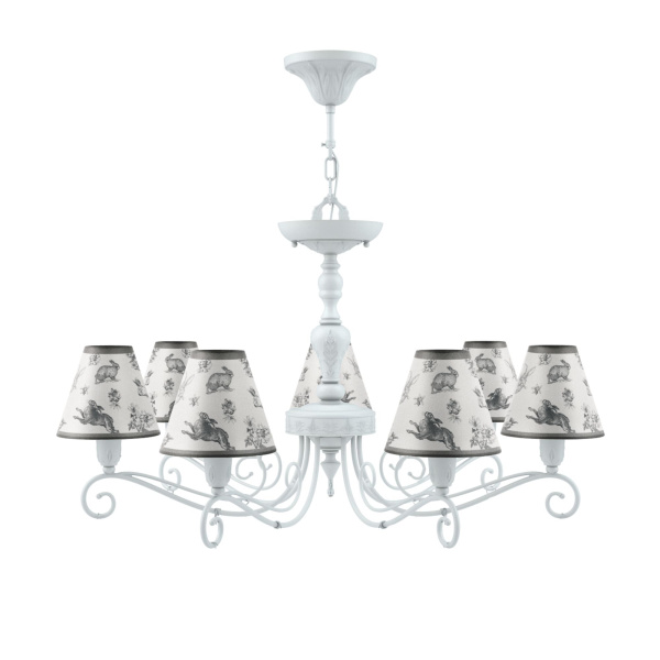 Люстра 7*E14 40Вт Матовый Белый IP20 Provence 2 E4-07-WM-LMP-O-8 Maytoni