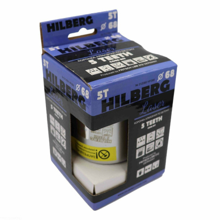 Коронка алмазная по бетону 68 мм Laser Five Teeth HP268 Hilberg