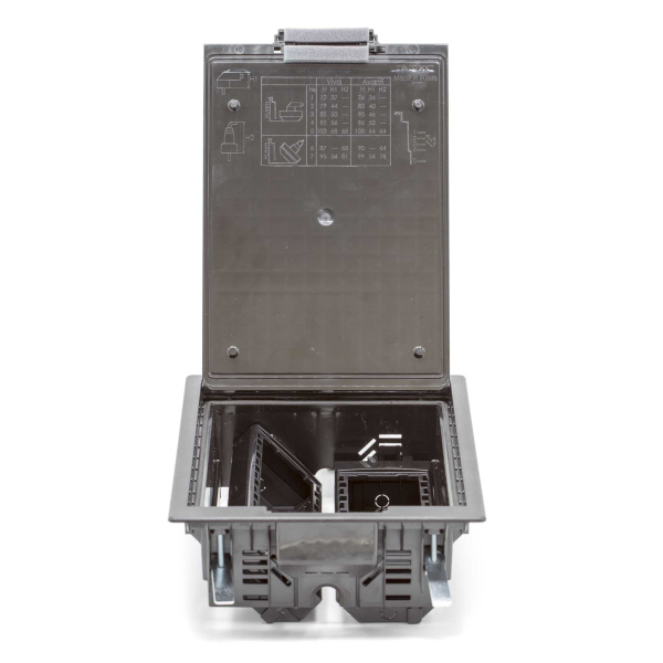 Лючок напольный c изменяемой глубиной, 12 модулей DKC