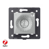 Датчик температуры и влажности ZigBee, цвет серый (механизм) Livolo