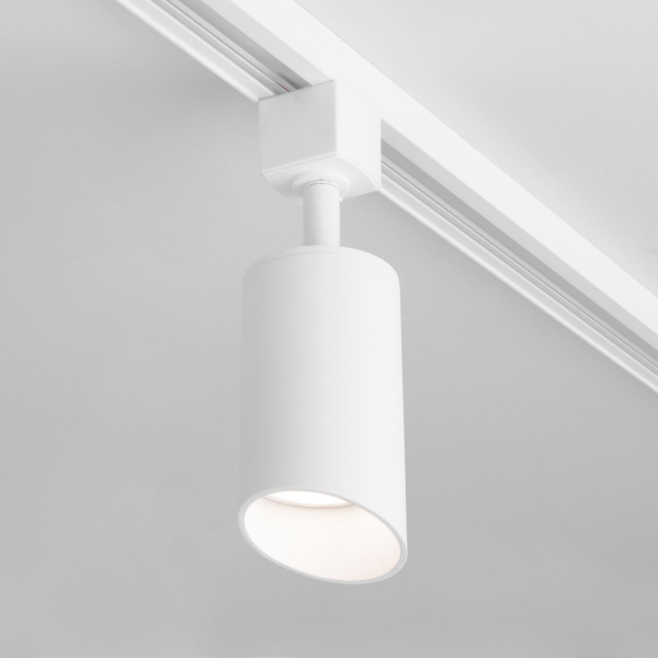 Трековый светильник для однофазного шинопровода 1*GU10 белый IP20 Splay (a047373) Elektrostandard