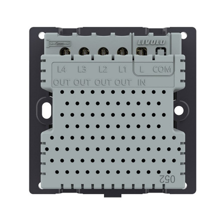 Четырехклавишный сенсорный выключатель UK стандарт (механизм) Livolo