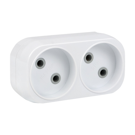 Разветвитель 2 гн, б/з плоский 6А 250B PROxima EKF