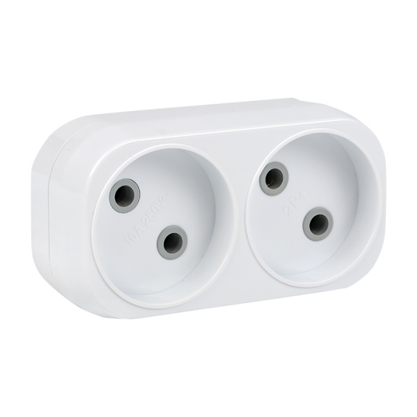 Разветвитель 2 гн, б/з плоский 6А 250B PROxima EKF