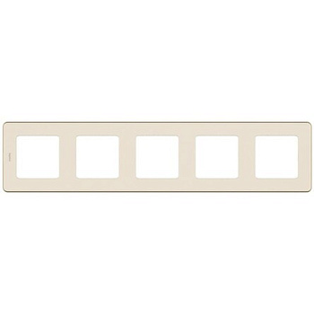 INSPIRIA Рамка горизонт/вертик 5 мест . слоновая кость IP20 Legrand