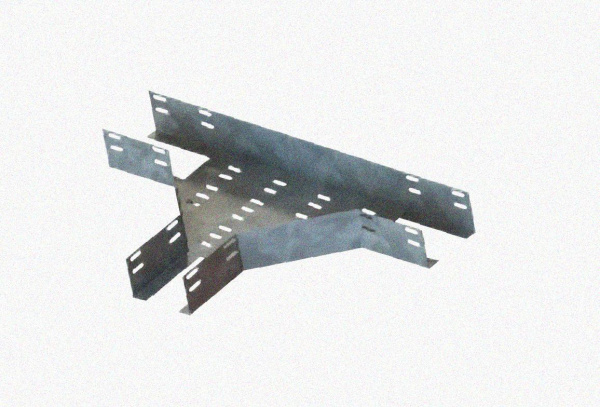 Лоток тройниковый перфорированный ОТ 200х100 У3, окрашенный, S1,0