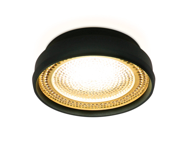 Встраиваемый точечный светильник TN348 SBK/TI черный песок/янтарь GU5.3 D85*45 Ambrella Light