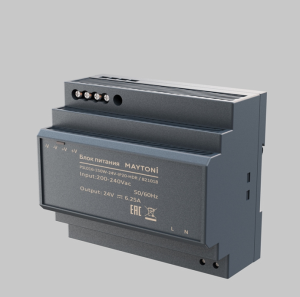 Источник напряжения PSL016 24В 150Вт IP 20 Maytoni