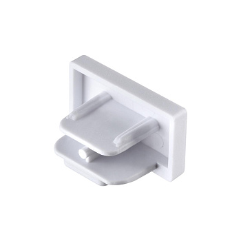 Заглушка торцевая для однофазного двухжильного шинопровода IP20 белый NOVOTECH