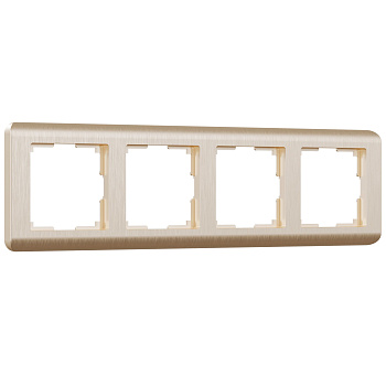 Stream Рамка на 4 поста (шампань) Werkel