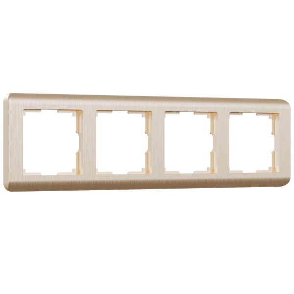 Stream Рамка на 4 поста (шампань) Werkel