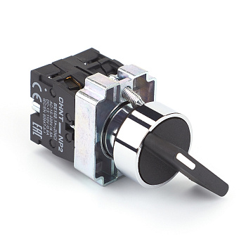 Переключатель NP2-BJ34, 3 положения фиксацией, 2НЗ, IP40 (R) CHINT