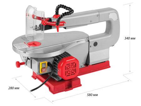 Станок лобзиковый, ЗСЛ-90, пропил 410/50 мм, 90 Вт ЗУБР