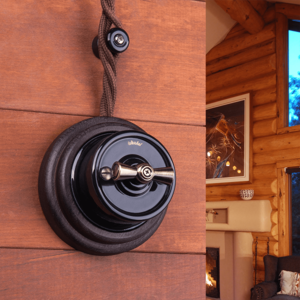 Ручка выключателя 2 шт. (бронза) Ретро Werkel