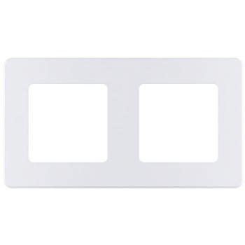 INSPIRIA Рамка горизонт/вертик 2 мест . жемчуг IP20 Legrand