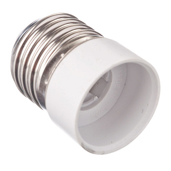 Переходник GLH-E27/E14-W, с E27 на E14? белый, 1/50/600 General