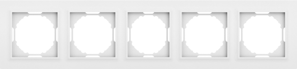 Donel A07 Wave матовый белый рамка 5-я, серия DB