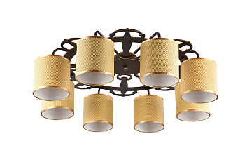 Потолочный светильник 8*E14 40Вт Коричневый IP20 Timone FR5100-CL-08-BR Freya