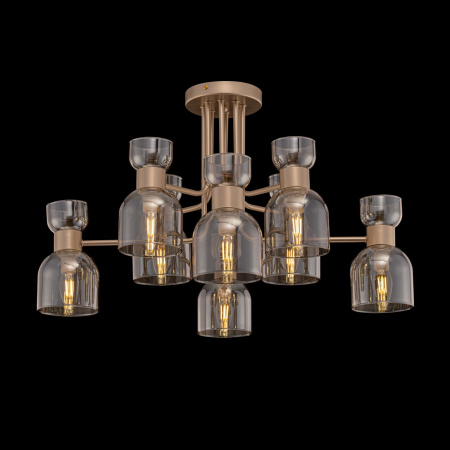 Люстра 8*E14 40Вт Матовое Золото IP20 Isla FR5094PL-08G Freya